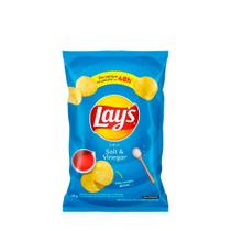 Batata Lays Salt Vinegar Sabor Sal e Vinagre Elma Chips 70g
