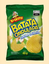 Batata ondulada cebola e salsa ki gosto 40g Batata ondulada cebola e salsa ki gosto 40g