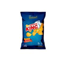 Batata Ondulada Original King tradicional 40g - 20 unidades