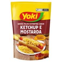 Batata Palha Extrafina Yoki ketchup e mostarda 100 g