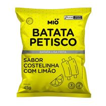 Batata Petisco Mió Sabor Costelinha com Limão 45g Batata Petisco Mió Sabor Costelinha com Limão 45g
