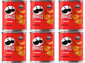 Batata Pringles Tradional Pequena 35g - 6 Unid Batata Pringles Tradional Pequena 35g - 6 Unid