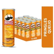 Batata Pringles Tubo Queijo 109g C/ 12 Unidades