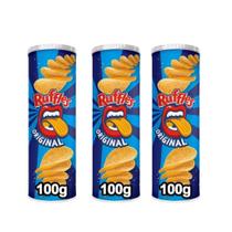 Batata Ruffles Original Tubo 100g - 3 Unid Batata Ruffles Original Tubo 100g - 3 Unid