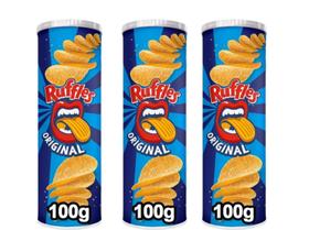 Batata Ruffles Original Tubo 100g - 3 Unid