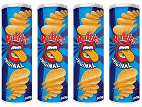 Batata Ruffles Tira Onda Elma Chips Original 100g - 4 Unidades