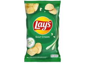 Batata Sour Cream Lays 80g Batata Sour Cream Lays 80g