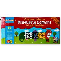 Bate bumbo - quebra-cabeça misture & combine animais