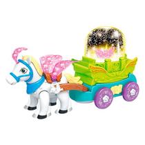 Bate e Volta Carruagem Neve Roda Roxa DM TOYS DMT5956 Bate e Volta Carruagem Neve Roda Roxa DM TOYS DMT5956