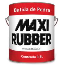 Bate Pedra Revestimento Emborrachado Preto 3,6L MAXIRUBBER