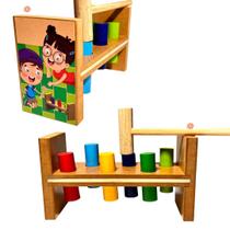 Bate Pino - Brinquedo Educativo Montessori Bebê