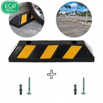 Bate Rodas Limitador Vaga Garagem Estacionamento 55x15x10cm - PERFECTBORR