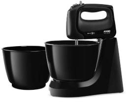 Batedeira 400W Arno com 2 Tigelas 4 Velocidades Ellegance Black 127V