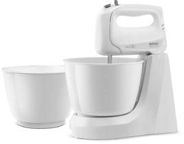 Batedeira 400W Arno com 2 Tigelas 4 Velocidades Ellegance White 127V