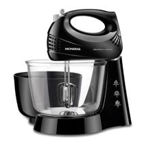 Batedeira 400W Mondial B-45-B 3 Velocidades + Turbo Preta Batedeira 400W Mondial B-45-B 3 Velocidades + Turbo Preta