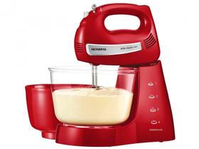 Batedeira Bella Massa Mondial Vermelho e Inox 500W B-29 NP