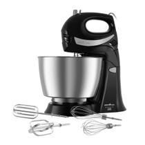 Batedeira Britânia Diamante Inox Turbo Duo 550W Preta 127V