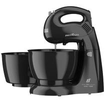 Batedeira Britânia Pérola 550 Turbo com 4 Velocidades e 2 Tigelas Preta - 110V Batedeira Britânia Pérola 550 Turbo com 4 Velocidades e 2 Tigelas Preta - 110V