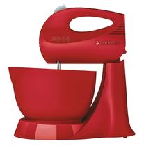 Batedeira Elétrica Jolie Cadence 3 Velocidades Pulsar Tigela 3,5 Litros 200W Vermelha 127V