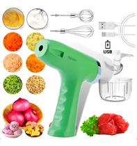 Batedeira Elétrica + Processador Batedor Ovos Shake Usb 2x1