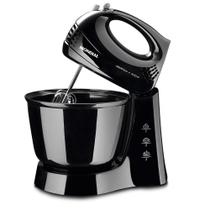 Batedeira Mondial Prática B44B - 3 Velocidades + Turbo, 1 Tigela, 400W, Preta Batedeira Mondial Prática B44B - 3 Velocidades + Turbo, 1 Tigela, 400W, Preta