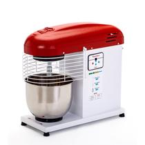 Batedeira Planetária 12L Profissional Motor 1000w Bivolt Maná Branco/Vermelho