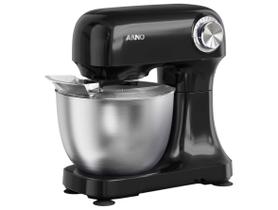 Batedeira Planetária Arno Inox e Preta 500W 12 Velocidades Tigela Inox 3,5L Bake Easy KM10 com 3 Batedores