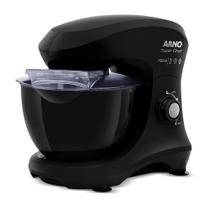 Batedeira Planetária Arno Super Chef KM01 15 Velocidades, 750W, Preta