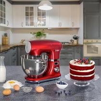 Batedeira Planetária Digital Oster Bowl Inox 5L com Pedestal Vermelha 127V Batedeira Planetária Digital Oster Bowl Inox 5L com Pedestal Vermelha 127V
