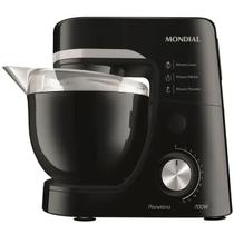 Batedeira Planetária Mondial BP03-B 700W Tigela 4,5L - Preto 127v