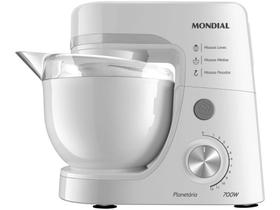 Batedeira Planetária Mondial Branca 700W - Premium BP-03-W 12 Velocidades