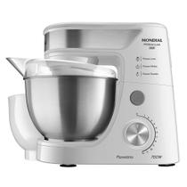Batedeira Planetária Mondial Branco e Inox 700W BP-02P-W -TI