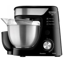 Batedeira Planetaria Mondial Premium Inox BP-02P-B-Ti - 700W - 4.5L - Inox - 220V - Preto