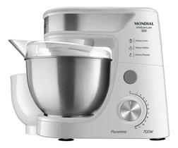 Batedeira Planetária Premium Inox Bp-02p-w-ti 700w Mondial Cor BRANCO/INOX Frequência 60 Batedeira Planetária Premium Inox Bp-02p-w-ti 700w Mondial Cor BRANCO/INOX Frequência 60
