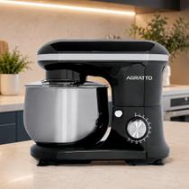 Batedeira Planetária Supremma Preta 5 Litros 700W Agratto Batedeira Planetária Supremma Preta 5 Litros 700W Agratto