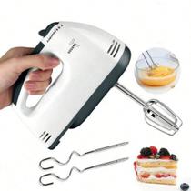 Batedeira Portatil De Mão 180W Pão Massa Bolo 110V Com 7 Velocidades