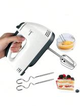 Batedeira Portatil De Mão 180W Pão Massa Bolo 110V Com 7 Velocidades