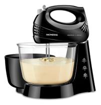 Batedeira Prática B-45-b 2 Tigelas 400w Preta Mondial Cor Preto Frequência 60