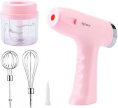 Batedeira Processador Mini Triturador Elétrico Recarregável Batedeira Processador Mini Triturador Elétrico Recarregável