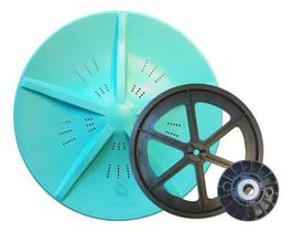 Batedor Agitador Tanquinho Suggar Lavamax 10kg Verde Polia - Eixo Acoplado e Polia