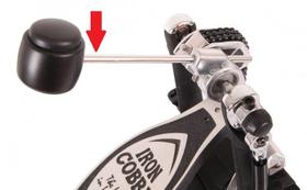 Batedor de Bumbo Tama Dual Sided Beater Rubber DS30R de borracha padrão Iron Cobra 600 e outras marcas Batedor de Bumbo Tama Dual Sided Beater Rubber DS30R de borracha padrão Iron Cobra 600 e outras marcas