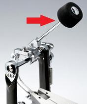 Batedor de Bumbo Tama Dyna-Sync BDY30FB Hard Felt Black Beater compatível com todas as marcas