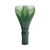 Batedor De Chá Matcha Verde Com Suporte Em Resina ABS, Escova De Chá Reutilizável De Grau