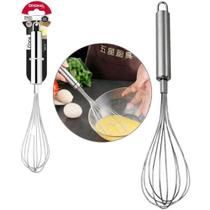 Batedor de clara fouet manual de inox cook 29,5x7cm - ORIGINAL LINE Batedor de clara fouet manual de inox cook 29,5x7cm - ORIGINAL LINE
