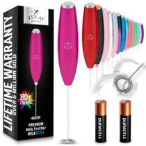 Batedor de leite Zulay Kitchen Milk Boss Electric Dragonfruit