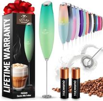 Batedor de Leite Zulay Kitchen Milk Boss Ocean Spray - Com Baterias