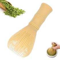 Batedor de Matcha TANGZHIFEIYUE Reutilizável de Plástico Cerâmico Amarelo Batedor de Matcha TANGZHIFEIYUE Reutilizável de Plástico Cerâmico Amarelo