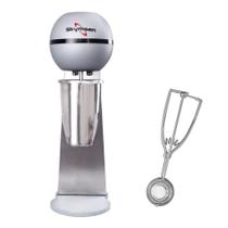 Batedor de Milk Shake 1 Copo 0,8L Profissional Inox BMS-N 220V Skymsen + Concha de Sorvete Extrator Batedor de Milk Shake 1 Copo 0,8L Profissional Inox BMS-N 220V Skymsen + Concha de Sorvete Extrator