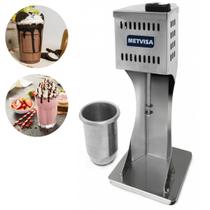 Batedor De Milk Shake BMK Profissional 800ml Inox Metvisa Batedor De Milk Shake BMK Profissional 800ml Inox Metvisa