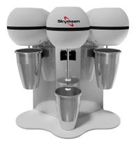 Batedor De Milkshake Com Copos Inox 3 Hastes BMS-3-N Skymsen 220V